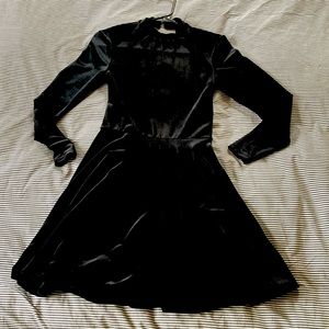 American apparel velvet dress